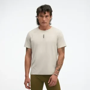 HOKA EveryRun Short Sleeve River Rock Grey
