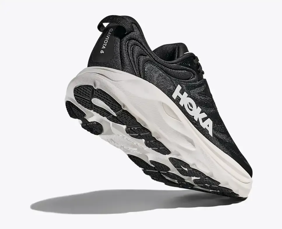 HOKA Gaviota 6 Black White