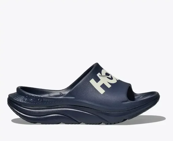 HOKA Ora Athletic Slide Varsity Navy White