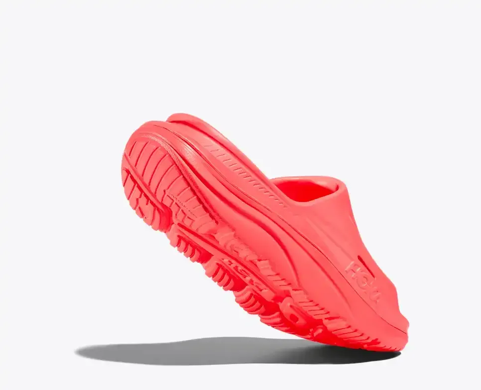 HOKA ORA Recovery Slide 3 Neon Flame