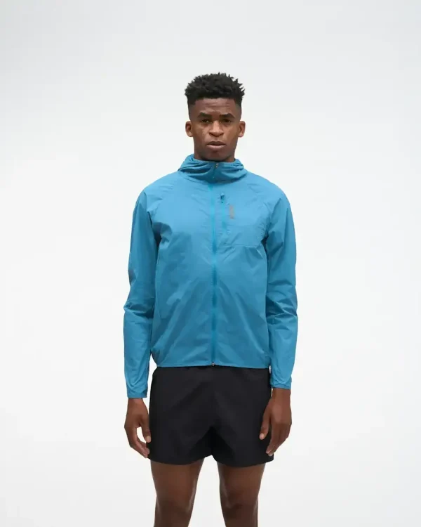 HOKA SkyFlow Wind Jacket Night Glow Blue
