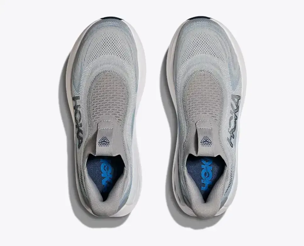 HOKA Skyward Laceless Stardust Stellar Grey