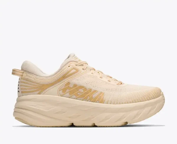 HOKA Bondi 7 Vintage Yellow Honeycomb (Women's)