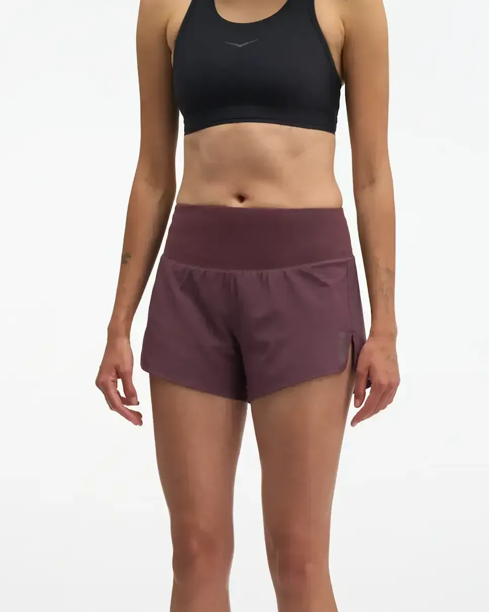 HOKA Glide Short MR 3.5” Brief Deep Mauve (Women's)