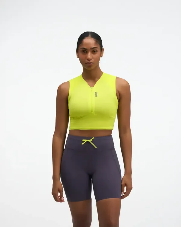 HOKA SkyBreeze Crop Tank Hoka Citrus (Women's)