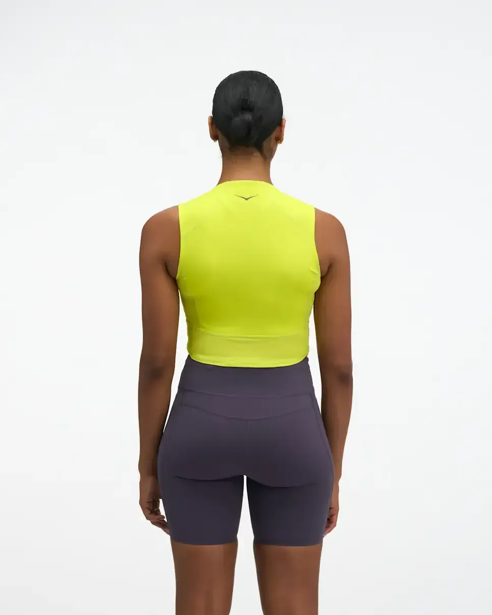 HOKA SkyBreeze Crop Tank Hoka Citrus (Women's)