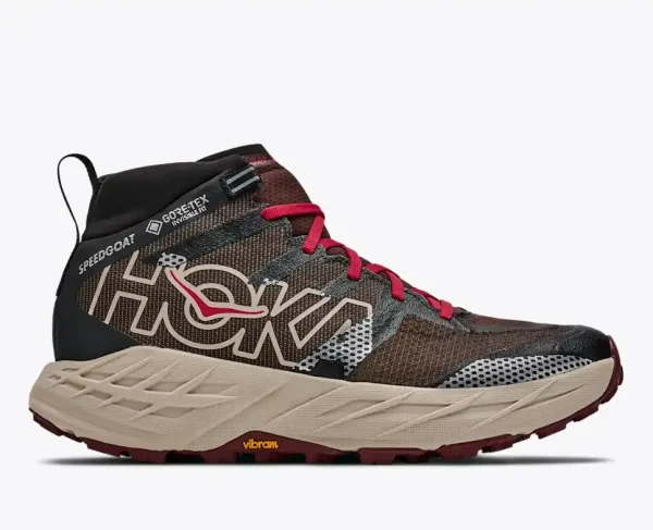 HOKA Speedgoat 7 Hike GORE-TEX® Spiced Chocolate River Rock Grey