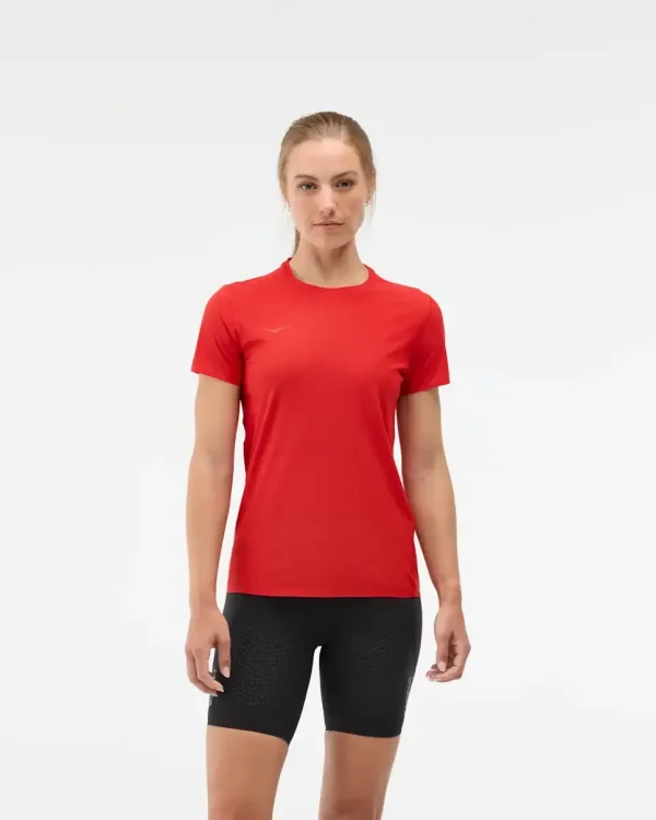 HOKA Airolite Short Sleeve 2.0 Vermillion (Women's)