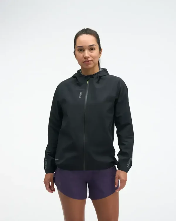 HOKA SkyBreeze Waterproof Jacket GORE-TEX Black (Women's)